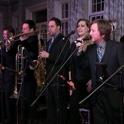 The Atlanta Brasscats performing
