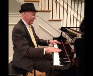 Jim playing the piano