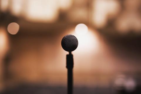 A microphone 